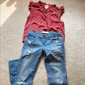 A&F jeans